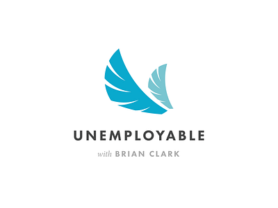 Unemployable Logo blue logo unemployable