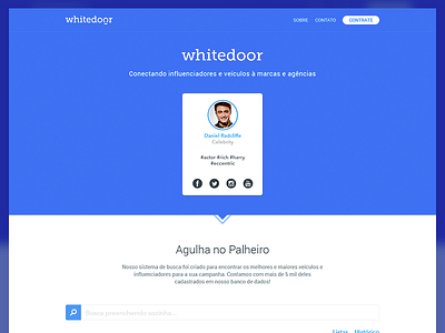 Whitedoor - Landing Page landing page ui webdesign