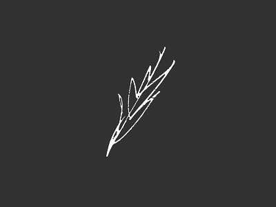 Leaf. expressive gesture lettering logotype organic typography