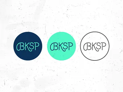 BKSP logo.1 agency design lettering logo logotype mark script