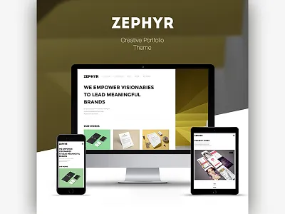 Zephyr | Creative Portfolio Theme blog creative css3 fashion html5 masonry portfolio responsive themeforest wordpress