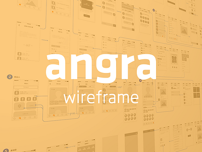 Angra Wireframes app daren ixd rabbit trip ui ux wireframe yellow