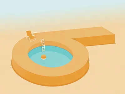 Summer 6 design drawing flat glyph graphic icon illustration letter number type typography vector