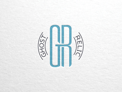 Ghost Relic Logo branding design graphic design logo typography