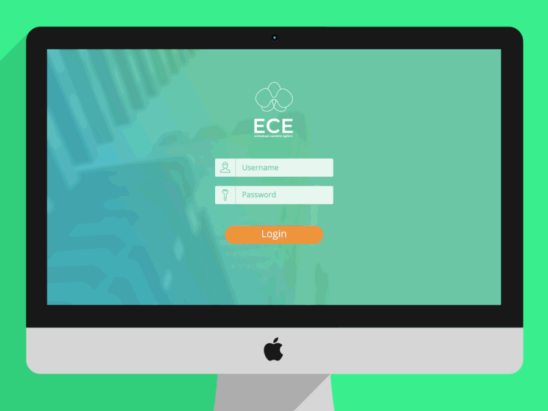 "ECE" Login + Dashboard after effects animation dashboard desktop education interaction design login ui ux