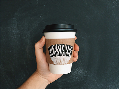 Kickstarter coffee goodtype hand lettering kickstarter lettering paint surfacetype type typography