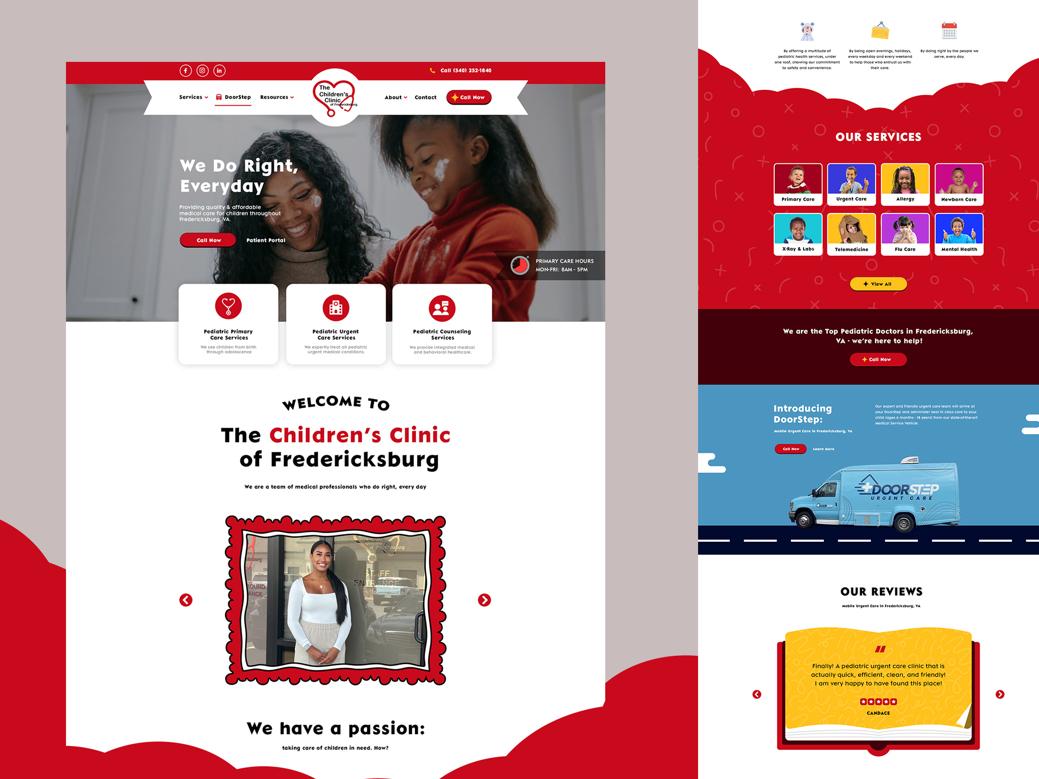 Example of Healthcare Web Design & Development