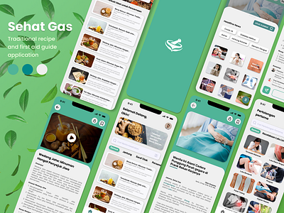 Sehat Gas Health App app color palette design graphic design illustration layout mobile app prototyping typography ui ui design ux wireframing