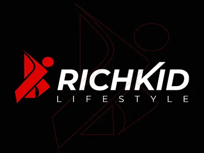 RICHKID lifestyle aabic logo brand identity branding business businesscard designer design graphic design graphics designer illustration logo logodesigner modern logo simple logo ui