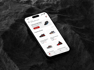 E-commerce Shopping Mobile App Design dribbbledesign ecommerce ecommercedesign figma mobileapp uidesign uiux