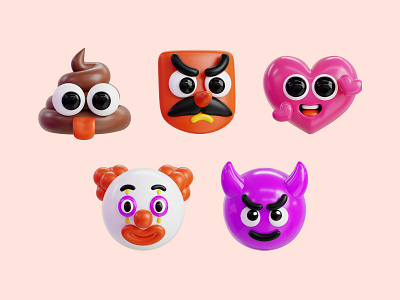 Emoji 3D Illustration 3d cute emoji emoticon graphic design ui