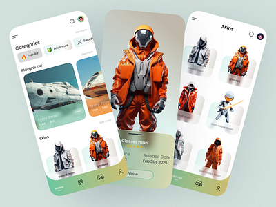 Star wars marketplace UI concept app app design concept application concept creative design futuristic game items game marketplace illustration light theme modern app modern app design online shop space spaceship star wars ui uiux ux