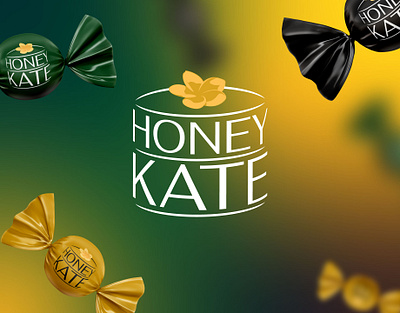 Honey Kate. Logo, colors, icons, font. 2024 bakery bali bento branding cakes celebration graphic design honey kate identity logo nikita shelamov sweets wedding