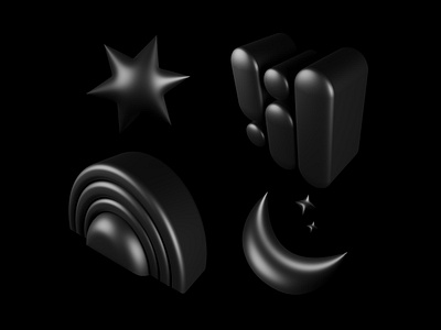 Design assets: 3D Dark Geometric Shapes Collection 3d 3d assets 3d illustration 3d shapes black shapes brand design branding dark geometric shapes design design resources download free geometric shapes graphic assets graphic design illustration resources ui ux web design