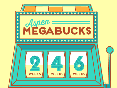 Aspen Jackpot ad apartment college student flat design lease rent slot machine student housing