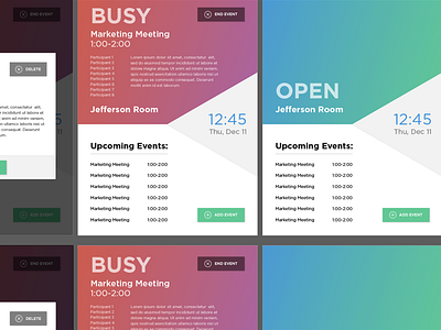 Eventboard Theme design eventboard interface schedule template theme ui ux