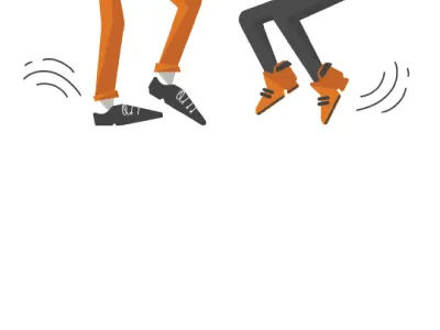 Dancin' dancing feet friday illustration jig