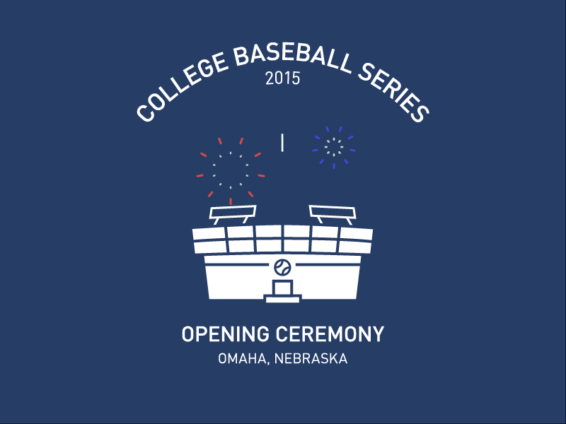College World Series 2015 animation baseball gif motion graphics stadium
