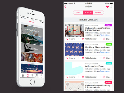 go find/browse hub - activites 2015 activities cards categories cynthia irani explore find hub ios 9 navigation search ypgo