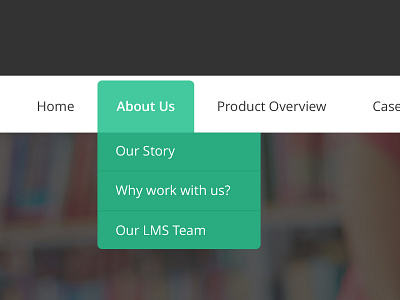 Dropdown Menu dropdown green menu ui web website
