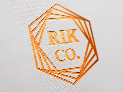 Rik Co. Logo brand branding studio team