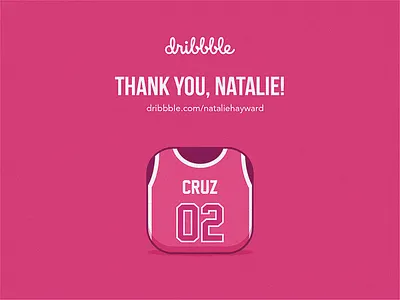 Thank you! dribbble illustration invite thank you