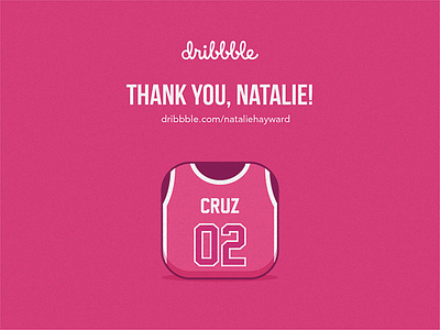 Thank you! dribbble illustration invite thank you