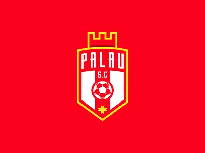 S.C PALAU concept design football identity logo logotype