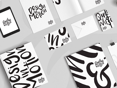 Design in Motion animation branding identity logo logomark mono motion quintin type wilson