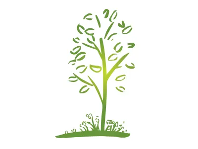 Tree branding design garden logo tree