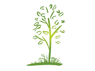 Tree branding design garden logo tree