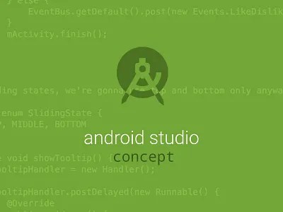 Android Studio Concept android android studio concept dark