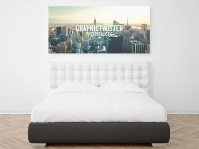 Realistic Poster Frame Mockup frame mockup poster psd template