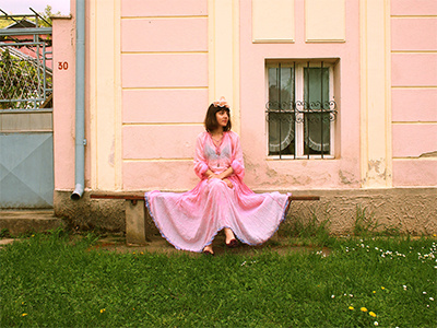 Cotton Candy Concept cotton dress old pastel photography pink pink house retro symmetry vintage wes anderson wes fest