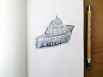 Lettering Lyrics, Fetty Wap- Trap Queen fetty wap graphite hand lettering lyrics pie sketchbook typography