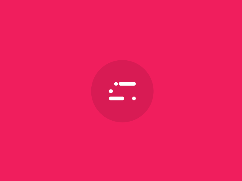 Chasing dots hot pink