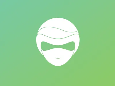 My New Avatar avatar blue clean cool flat green identity me new personal profile simple