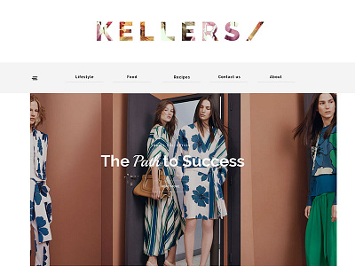 Keller Group business corporate ecommerce fashion landing minimal promo shop ui ux web webdesign