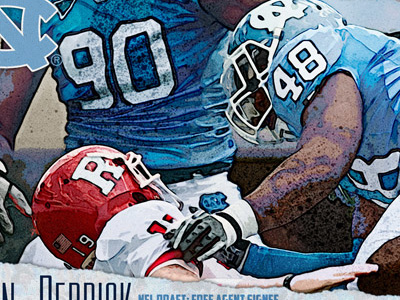 UNC Painted football painted photoshop sports texture unc