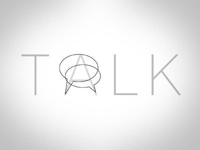 Words_TALK iconic word