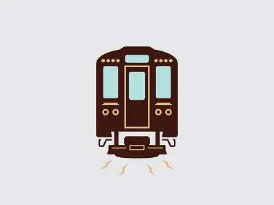 The "L" chicago design icon l train transit