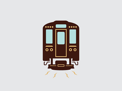 The "L" chicago design icon l train transit