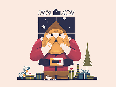 gnomeAlone™ bad puns bearded characters colorful illustration puns terrible puns what was i thinking xmas