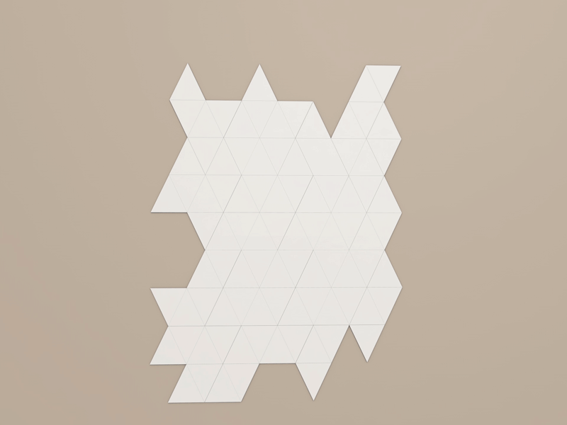 Triangles Structure Animated GIF animated animation c4d design first shot gif micka touillaud poly triangles