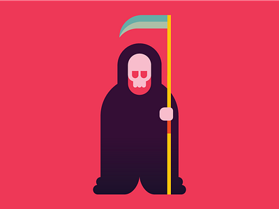 DE▲TH. bummer death grim reaper scythe skeleton skull