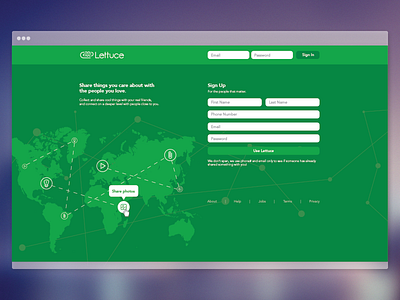 Chew Lettuce app chew lettuce link network paper clip social ui ux website