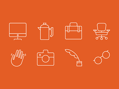 Office Icons icons illustration office