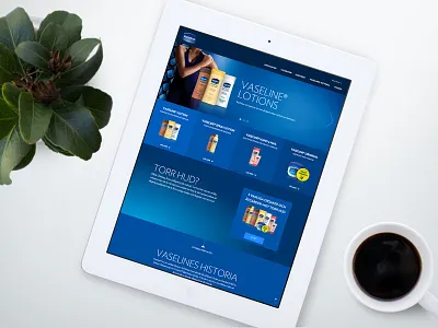 Vaseline Brand Site brand brand site denmark design finland module sweden unilever vaseline