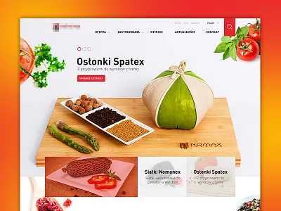 Foooody web design enlive food health layout market michal michanczyk trading webdesign