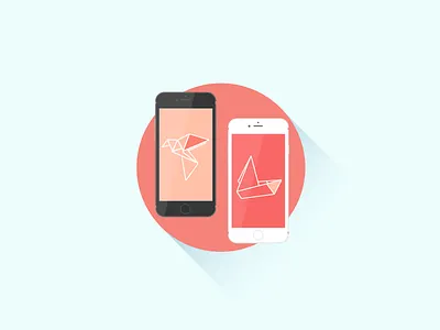 Mobile App Personalization app flat illustration liquid mobile personalization